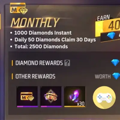 Free Fire Monthly Membership BD